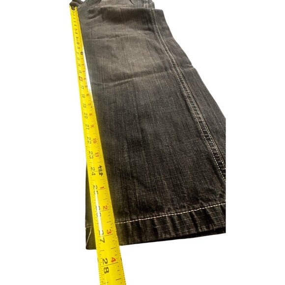 Southpole Jeans Boys Youth 14 Gray Straight Leg Dark Wash Denim  Baggy Y2K - Picture 11 of 11